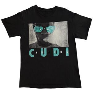 2013 Kid Cudi Indicud Album Merch T‑Shirt Black Graphic Tee Vintage Rap Small